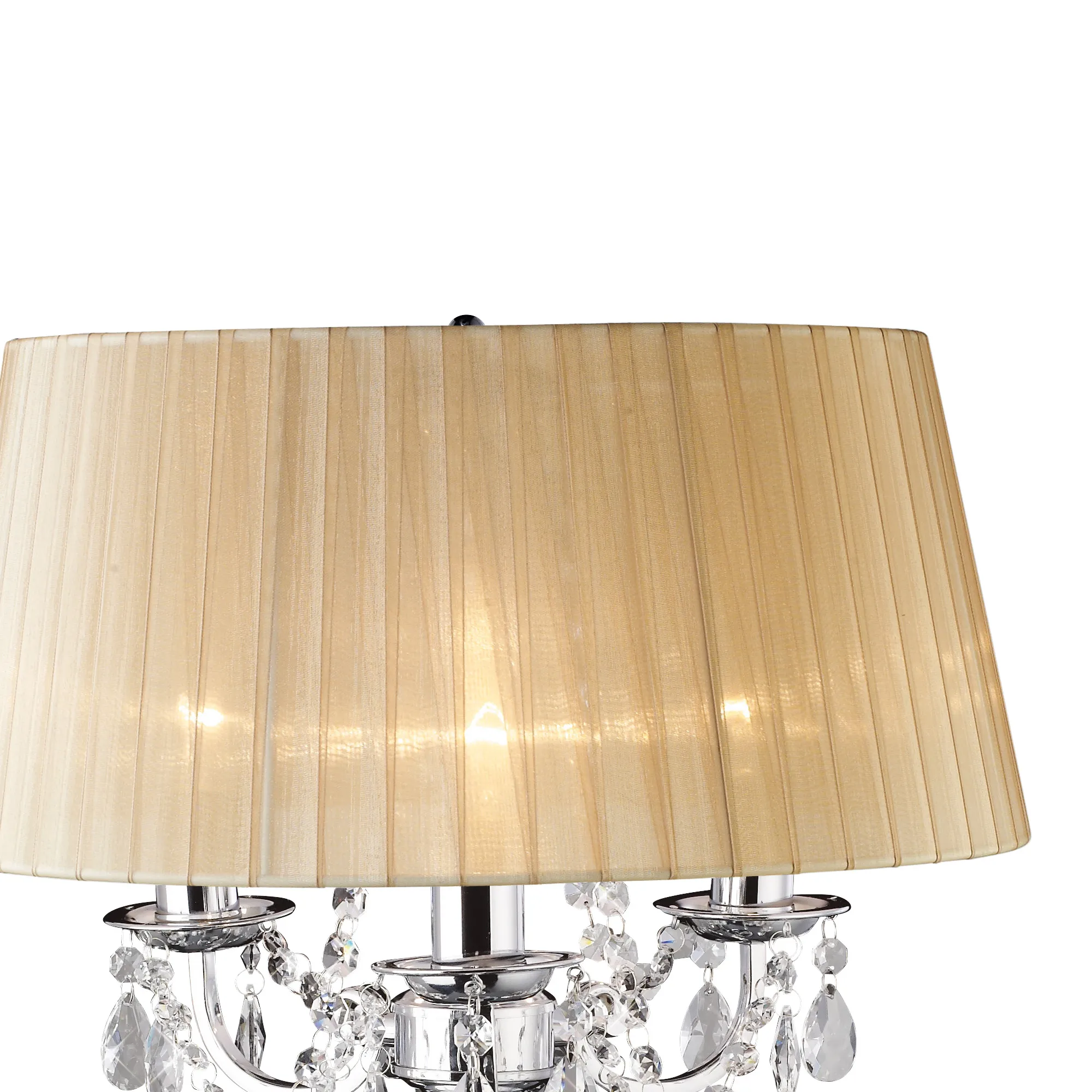Olivia Crystal 61cm 3 Light Table Lamp IL30062/SB  Diyas Olivia Polished Chrome-Soft Bronze
